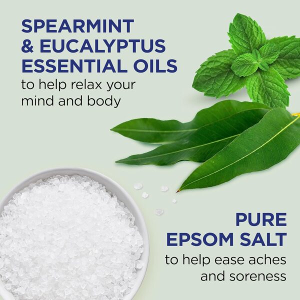Dr Teal's Body Wash with Pure Epsom Salt, Relax & Relief with Eucalyptus & Spearmint, 24 fl oz (Pack of 2)