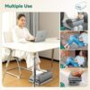 Snailax Footrest for Under Desk at Work, Heated Ergonomic Foot Stool, Adjustable Height, 2 Heating Levels & 3 Vibrating Massage Modes, Gaming Office Home Use