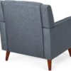 81ydxCeoukL._AC_SL1500_.jpg Christopher Knight Home Evelyn Mid Century Modern Fabric Arm Chair, Dark Gray, Walnut