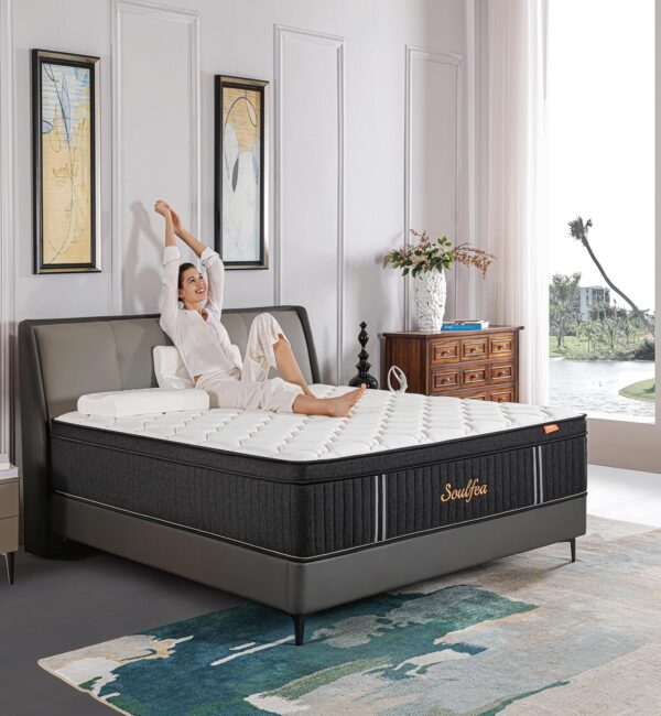 917H3phlZWL._AC_SL1500_.jpg Full Size Mattress,12 Inch Hybrid Full Mattress in a Box with Memory Foam & Individual Pocket Spring for Edge Support,Pressure Relief,Medium Firm,CertiPUR-US.