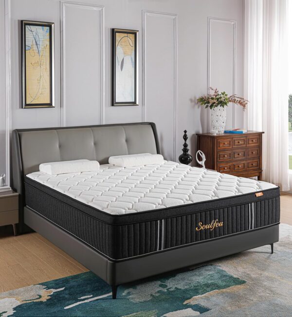 917JVALgXIL._AC_SL1500_.jpg Full Size Mattress,12 Inch Hybrid Full Mattress in a Box with Memory Foam & Individual Pocket Spring for Edge Support,Pressure Relief,Medium Firm,CertiPUR-US.