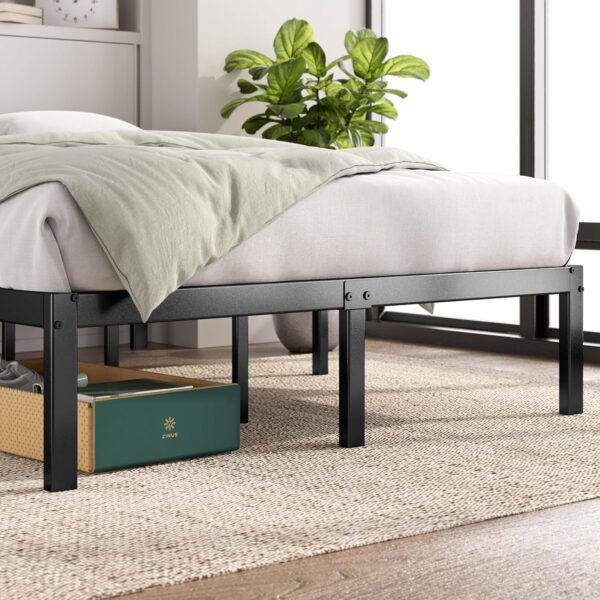 ZINUS 14 Inch Elias Metal Platform Bed Frame, Steel Support, No Box Spring Needed, Easy Assembly, Full