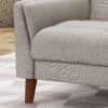 91MyDChfMOL._AC_SL1500_.jpg Christopher Knight Home Evelyn Mid Century Modern Fabric Arm Chair, Beige & Walnut