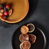 Stone Lain Coupe 32-Piece Stoneware Dish Set, Celina Service for 8, Black Plates and Bowls Dinnerware Set, Dishwasher and Microwave Safe, Black Matte
