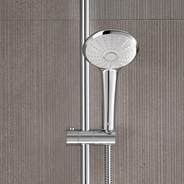 GROHE 26128002 Euphoria 260 Cooltouch Thermostatic Shower System, Starlight Chrome