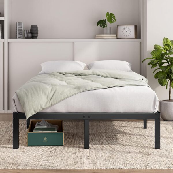ZINUS 14 Inch Elias Metal Platform Bed Frame, Steel Support, No Box Spring Needed, Easy Assembly, Full