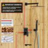 Shower System with Tub Spout, All Metal Tub Shower Faucet Set with 10'' Rain shower heads and handheld spray combo,Wall Mounted Tub Shower Systems with Valve and Trim Kit, Matte Black