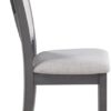 New Classic Furniture Amy 5-Piece Dining Table Set, Gray