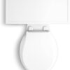 KOHLER Memoirs Stately Continuousclean St Two-Piece Round-Front Toilet, 1.28 Gpf