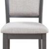 New Classic Furniture Amy 5-Piece Dining Table Set, Gray