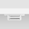 Yaheetech Bathroom Floor Cabinet, Wooden Storage Organizer with 3 Drawers and 2 Open Shelves, Freestanding Storage Cabinet with a Large Bottom Cabinet for Bathroom, Living Room, Kitchen, White