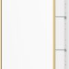 WallBeyond WallByond Bathroom Medicine Cabinet with Mirror, 24x36 Inch Gold Recessed Medicine Cabinet with Round Corner Aluminum Alloy Metal Framed, Single Door Modern MedicineMabinet with Storage