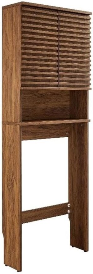 Modway Render Storage Cabinet, Walnut