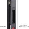 Sliding Door Window Hook Lock with Key Modern Mobile Door Single Double Sided Lock Catch Sliding Glass Door Handle Set for Home