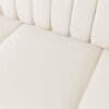 NicBex Sectional Couch 2 Pieces Sofa with Right Chaise Flannel L Shaped Cloud Couch for Living Room Furniture Sets Frame, Modular Sofa for Living Room & Apartment, Cream