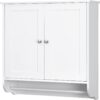 51tQiKmQp2L._AC_SL1500_.jpg Giantex Bathroom Cabinet Wall Mounted - Over The Toilet Medicine Cabinet with Double Doors, Adjustable Shelf and Towels Bar, Above Toilet Storage Cabinet for Bedroom Kitchen Wall Cabinet (White)