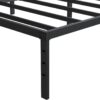 14 Inch Metal Bed Frame Queen Size No Box Spring Needed, Heavy Duty Platform Support Up to 3000 lbs, Easy Assembly, Noise Free, Black
