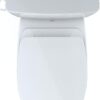 TOTO Drake Two-Piece Elongated 1.6 GPF TORNADO FLUSH Toilet with CEFIONTECT and SoftClose Seat, WASHLET+ Ready, Cotton White - MS776124CSG#01