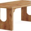 Tribesigns Modern Executive Desk, 70.9" Large Office Computer Desk, Conference Table Meeting Room Table, Simple Workstation Business Furniture for Home Office, Brown