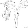 Shower System Rain Shower Faucet Set with Tub Spout,10 inch Bathroom Wall Mounted Waterfall Bathtub Faucet with Handheld Spray and Rough-in Valve Body and Trim kit,Brushed Nickel