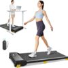 Walking Pad, Under Desk Treadmill for Home Small, Portable Treadmill with Six-Point Shock Absorption, Quiet Walking Pad for Office
