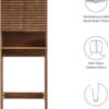 Modway Render Storage Cabinet, Walnut
