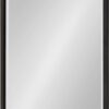 Kate and Laurel Calter Modern Decorative Framed Beveled Wall Mirror, 25.5x37.5 Black
