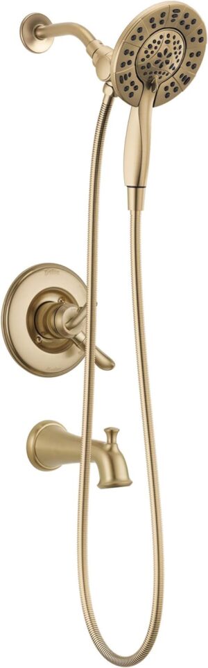 Delta T17494-CZ-I Linden 17 Series Tub & Shower, Without Rough, Champagne Bronze