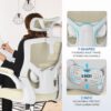 Home Office Chair, Ergonomic Comfy Desk Chair, High Back Computer Chair- Adjustable Headrest with Flip-Up Arms, Lumbar Support, Swivel Executive Task Chair (Modern, Beige)