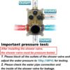 Shower System 12 Inches Rainfall Shower System Shower Head System for Bathroom 3 function shower system set Shower Faucet Rough-in Valve
