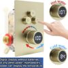 Shower System 12 Inches Rainfall Shower System Shower Head System for Bathroom 3 function shower system set Shower Faucet Rough-in Valve