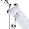 71Es3Nha3iL._AC_SL1500_.jpg Taiker Filtered Shower Head, High Pressure Rainfall Shower Head/Handheld Shower Filter Combo, Luxury Modern Chrome Plated with 60'' Hose Anti-leak with Holder (Silver)