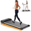 Walking Pad Treadmill with Incline, 4 in 1 Under Desk Treadmills for Home Office, 2.5HP Low Noise 265LB Capacity Portable Treadmill with Remote Control for Walking Jogging Running