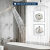 2 Handle Shower Faucet Set with Tub Spout Bathtub Shower Faucet Combo Set Shower System Complete Tub and Shower Trim Kit Brushed Nickel Wall Mounted Shower Fixtures