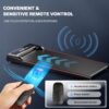 GORISE Walking Pad, Under Desk Treadmills for Home, Walking Pad with APP, Treadmills with Remote Control and LED Display, 3 in 1 Portable Walking Treadmill, Shock Absorption Design, 300 Lbs Capacity