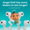 Angel Soft Toilet Paper, 8 Mega Rolls = 32 Regular Rolls, Soft and Strong Toilet Tissue