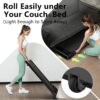 Walking Pad Treadmill Under Desk,Walking Pad for Office Home,265 lbs Capacity Portable Mini Treadmill, 2.5HP 2 in 1 Walking Jogging with Remote Control, LED Display