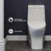 Swiss Madison Well Made Forever SM-1T277, Sublime II One-Piece Round Toilet, 10" Rough-In 1.1/1.6 gpf