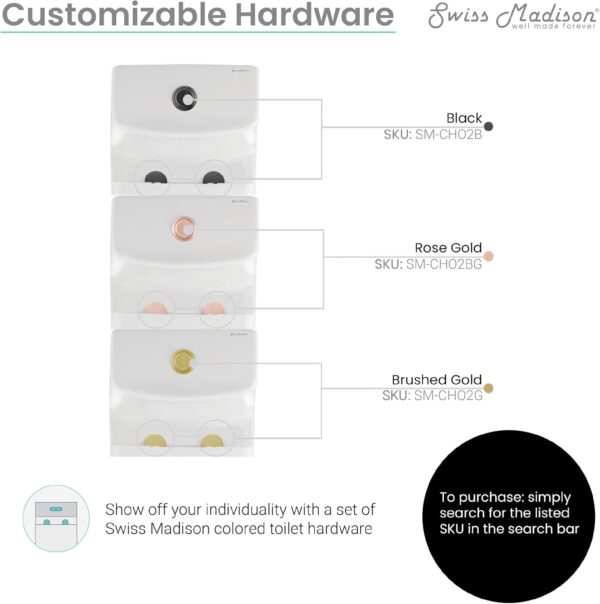 Swiss Madison SM-1T112 Ivy One Piece Toilet Dual Flush