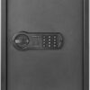 Amazon Basics Small Safe For Home, Steel Security, Electronic, Programmable Keypad Lock Box, 1.8 Cubic Feet, Black