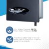 Blue Ocean 52" Aluminum SPA392B Shower Panel Tower System with 8 Adjustable Massage Jets and Rainfall Shower Head & Tub Spout