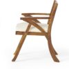 Christopher Knight Home Hermosa Acacia Wood Dining Set, 5-Pcs Set, Teak Finish