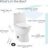 Swiss Madison SM-1T112 Ivy One Piece Toilet Dual Flush