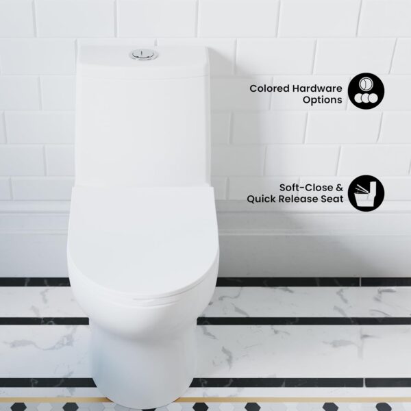 Swiss Madison SM-1T112 Ivy One Piece Toilet Dual Flush