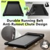 Walking Pad Treadmill Under Desk,Walking Pad for Office Home,265 lbs Capacity Portable Mini Treadmill, 2.5HP 2 in 1 Walking Jogging with Remote Control, LED Display