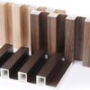 WPC Slat Wall Panels, 3-Pack 6.2 x 4 in Decorative Acoustic Slats 3D Wall Panels, Water-Proof and Easy Installation, Samples Pack