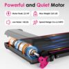 Walking Pad Treadmill with Incline and Lights, Under Desk Treadmill with Incline for Home Office, 3 in 1 Portable Treadmill with LED Display and APP