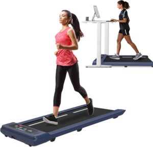 Exerpeutic 400 Lb. Capacity Heavy-Duty Walking/Jogging Exercise Treadmill - Home Gym Workout Equipment - Foldable Under Desk Design