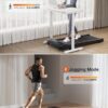 2.5HP Walking Pad with Incline, Compact Treadmill for Home/Office, Portable Under Desk Treadmills 300lbs for Jogging/Running, with LED Display/APP&Remote Control/Handy Lube Hole, Assembly Free