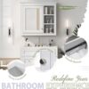 Linique 30" Bathroom Vanity with Mirror Cabinet Combo Set, Modern Bathroom Storage Cabinet with Ceramic Sink, 2 Drawers and a Tip-Out Drawer, Wall-Mounted Medicine Cabinet for Bathroom, White